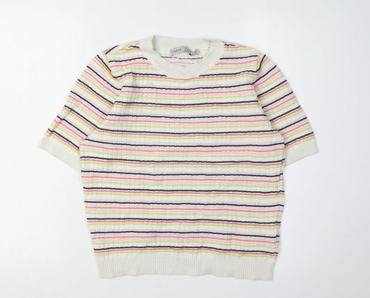 Womens UK Size M Oasis Multicoloured Pullover Jumper