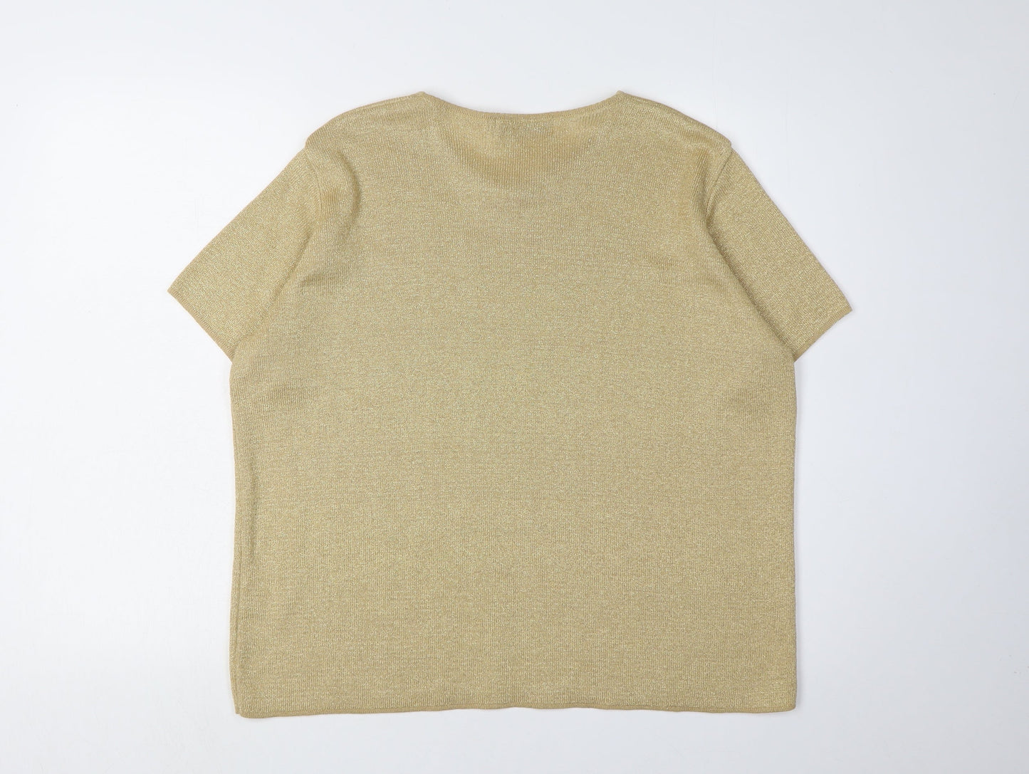 EWM Women's Gold Pullover Jumper Size 18