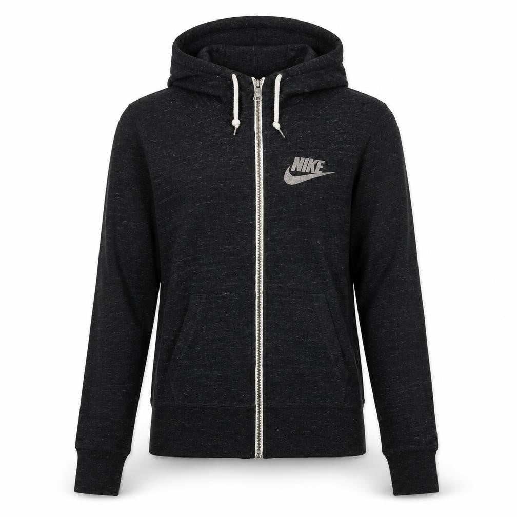 Womens UK Size XS Nike Black Full Zip Hoodie