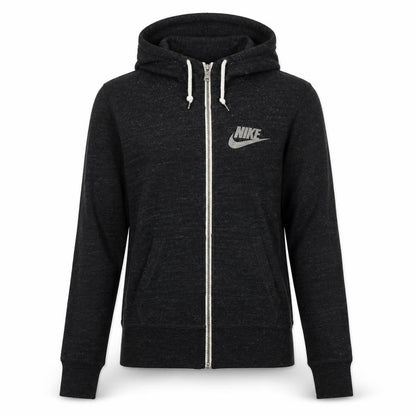 Womens UK Size XS Nike Black Full Zip Hoodie