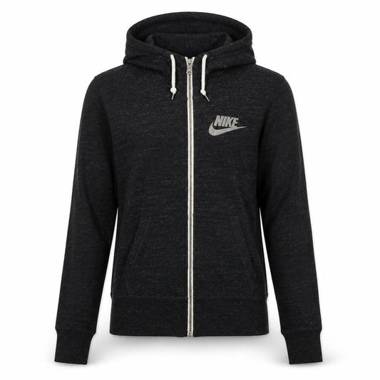 Womens UK Size XS Nike Black Full Zip Hoodie
