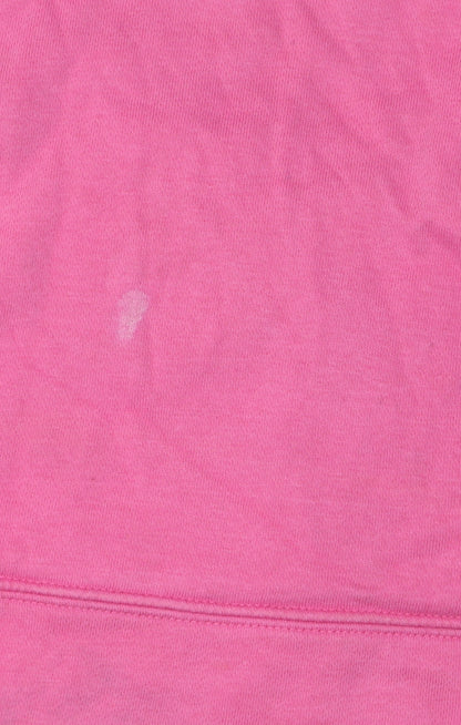 Nike Girls Pink Pullover Hoodie - M | Casual & Comfy
