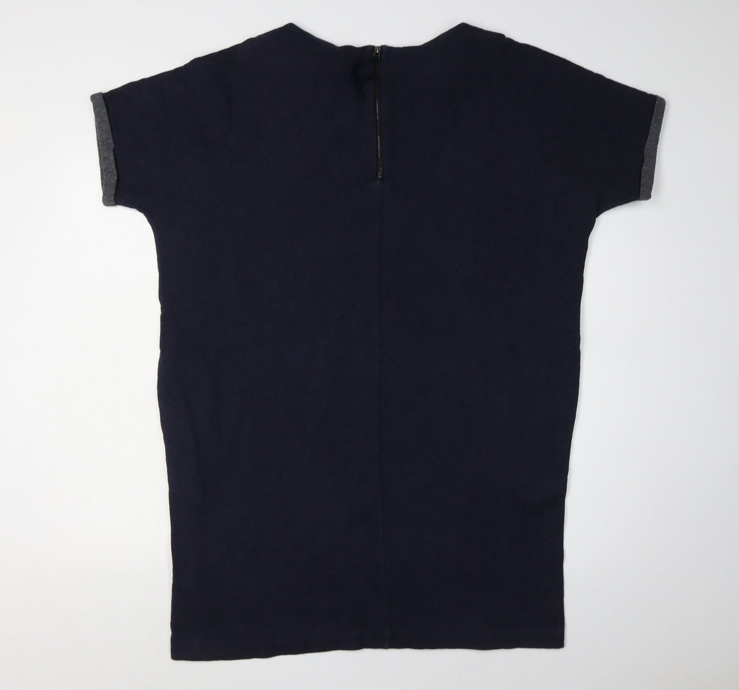 The White Company Navy Women's Dress, UK 16, Short Sleeve