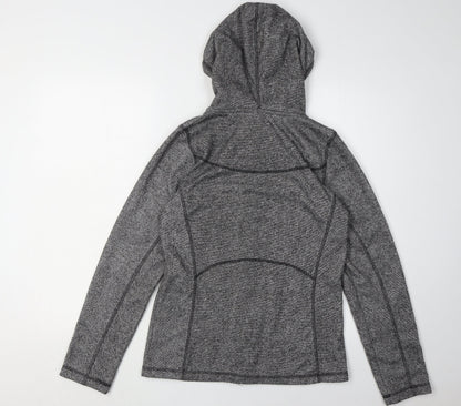 Saltrock Women's Grey Hooded Polyester Jacket Size 12