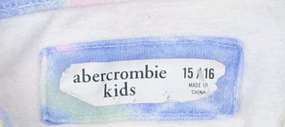 Abercrombie Girls Multicoloured Pullover Hoodie 15-16 Years