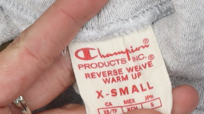 Champion Women's Grey Pullover Hoodie XS