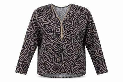 Womens UK Size 12 Izabel London Multicoloured Pullover Jumper
