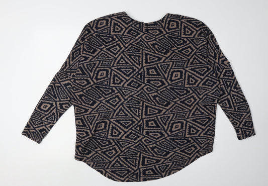 Womens UK Size 12 Izabel London Multicoloured Pullover Jumper