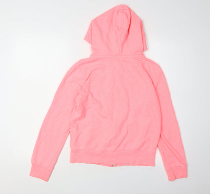 GAP Girls Pink XL Full Zip Logo Hoodie