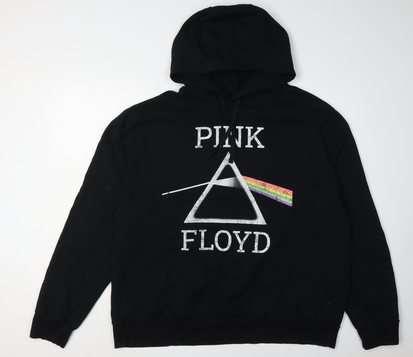 George Men's Black Pink Floyd Graphic 3XL Hoodie