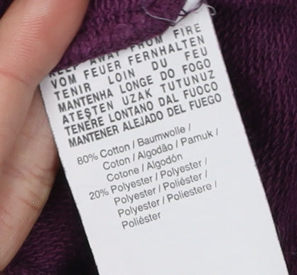 Puma Women's Purple Pullover Sweatshirt Size 12