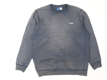 Mens UK Size XL Reebok Blue Pullover Sweatshirt
