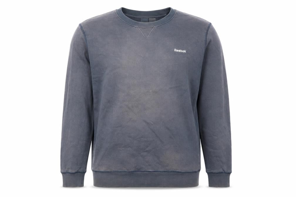 Mens UK Size XL Reebok Blue Pullover Sweatshirt