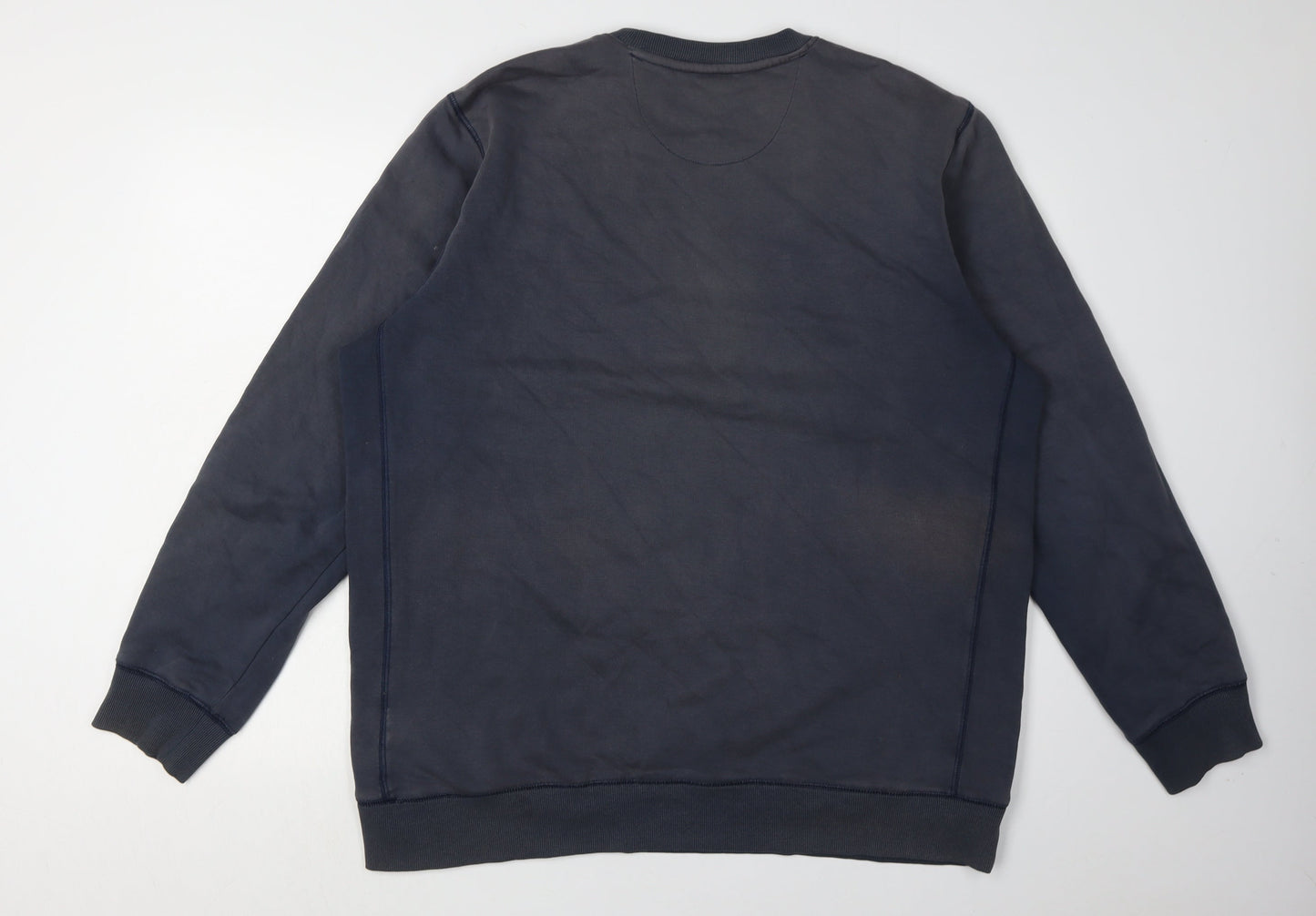 Mens UK Size XL Reebok Blue Pullover Sweatshirt