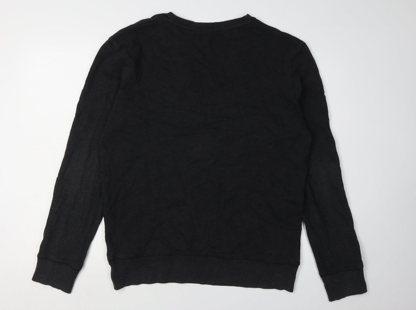 Mens UK Size XL JACK & JONES Black Pullover Sweatshirt