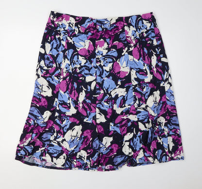 Isle Women's Multicoloured Floral Skirt, Size 20