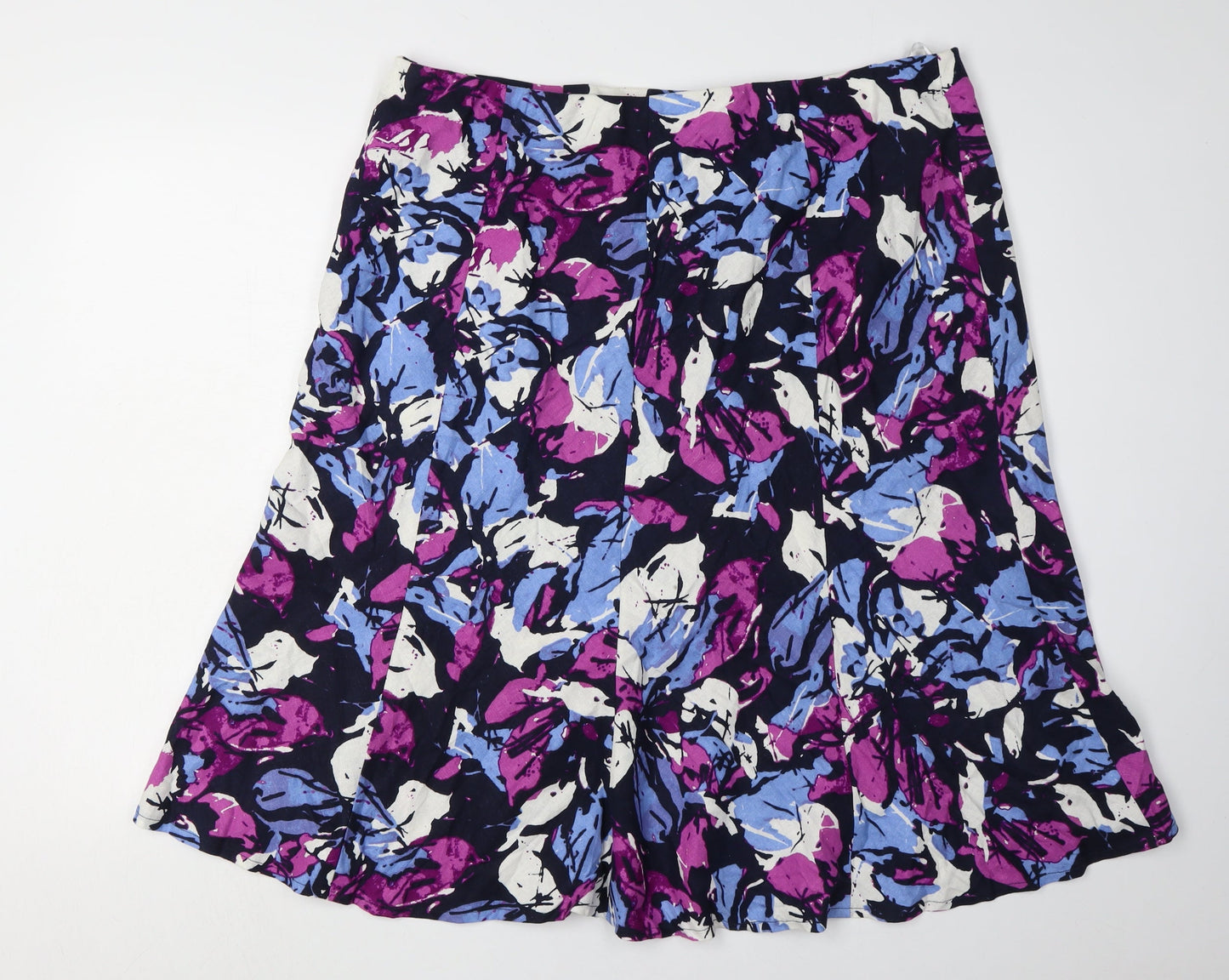 Isle Women's Multicoloured Floral Skirt, Size 20