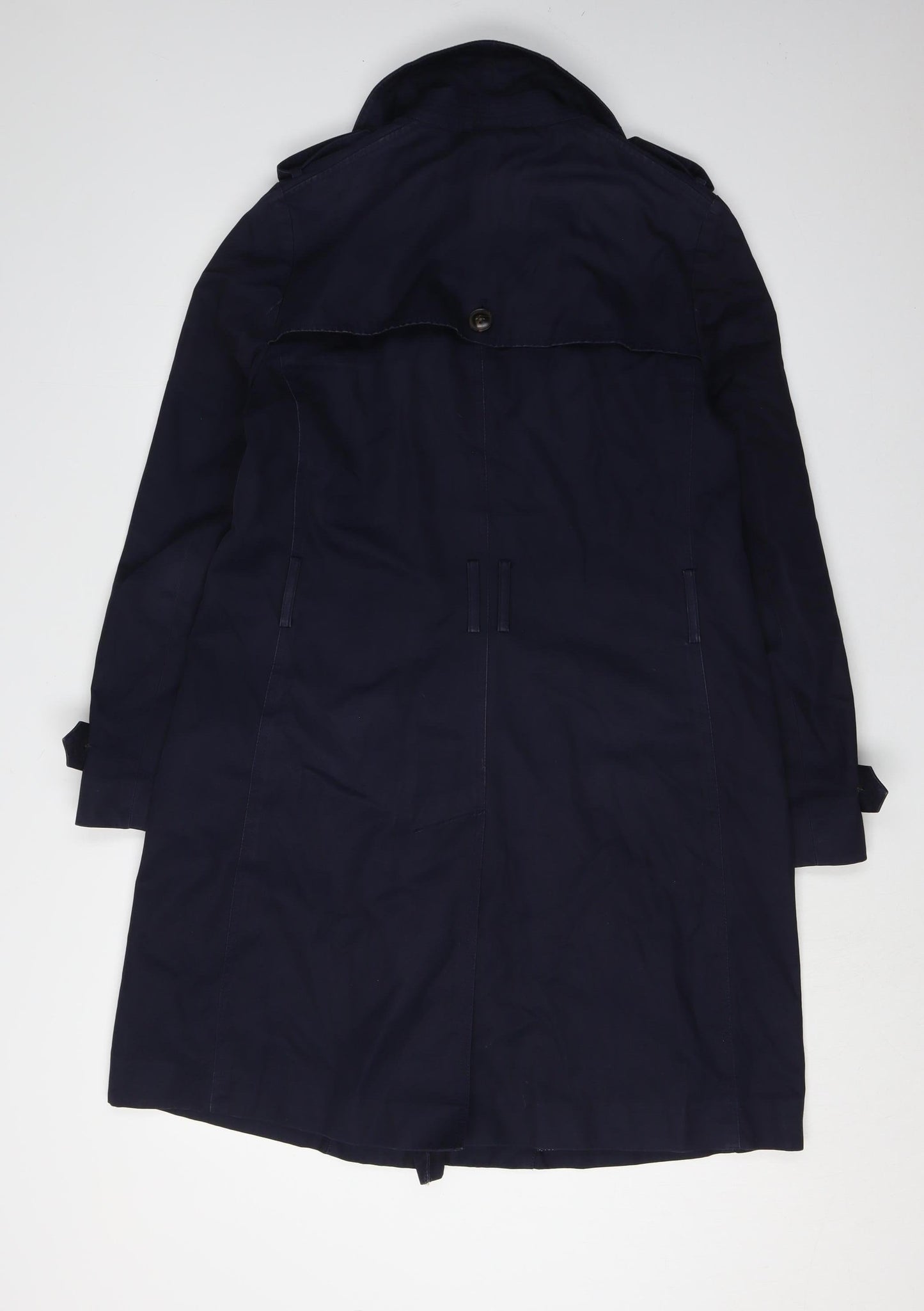 Womens UK Size M Gap Blue Trench Coat