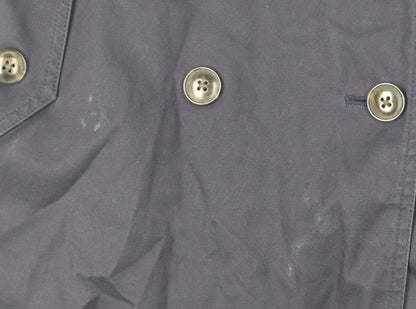 Womens UK Size M Gap Blue Trench Coat