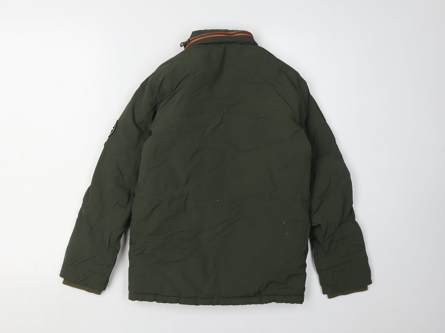 SoulCal & Co Boys Green Jacket 9-10 Years with Zip Closure