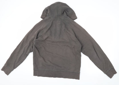 Mens UK Size S Old Navy Grey 1/2 Zip Hoodie