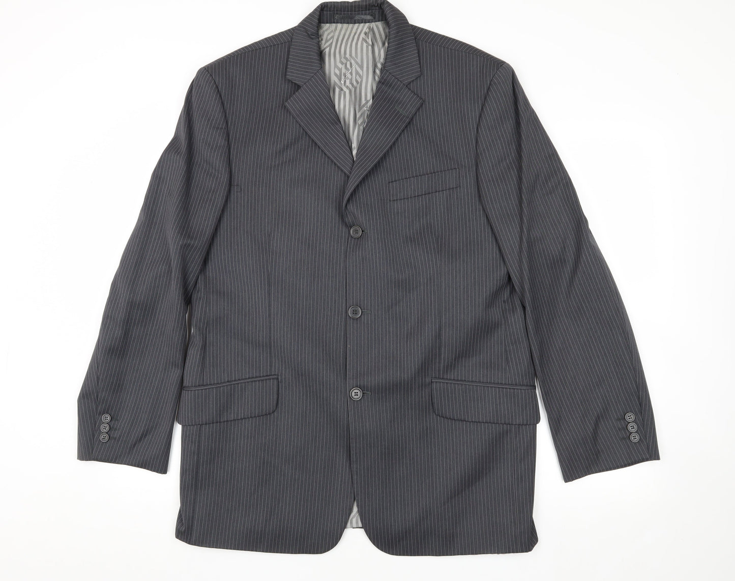 Mens UK Size 40 Ben Sherman Regular Grey Suit Jacket