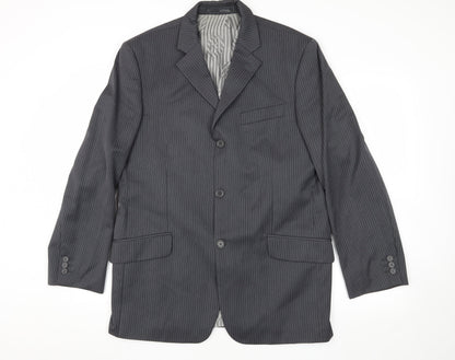 Mens UK Size 40 Ben Sherman Regular Grey Suit Jacket
