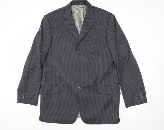 Mens UK Size 40 Ben Sherman Regular Grey Suit Jacket