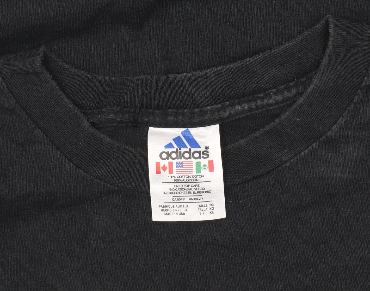 Adidas Men's Black XL Graphic Logo T-Shirt