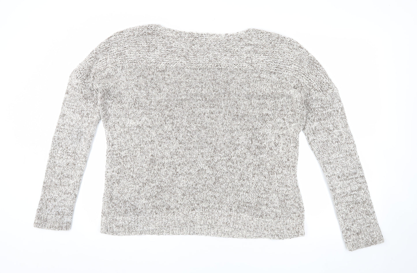 Hobbs Unisex Grey Chunky-Knit Pullover M