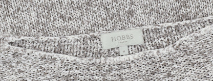 Hobbs Unisex Grey Chunky-Knit Pullover M