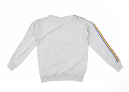 Womens UK Size 4 Disney Grey Pullover Sweatshirt