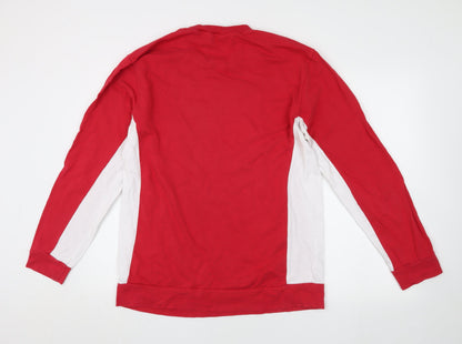 Spill The Tea London Men's Red Pullover Sweatshirt L