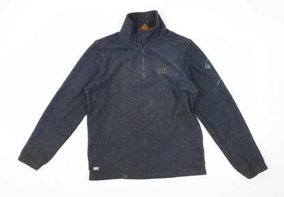 Mens UK Size S Regatta Blue Henley Sweatshirt
