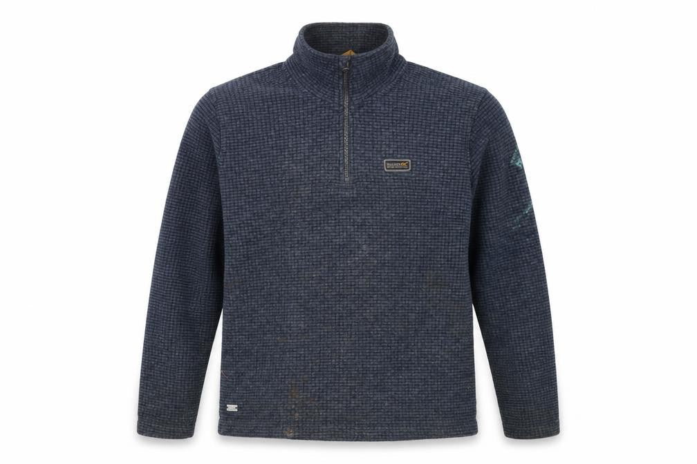 Mens UK Size S Regatta Blue Henley Sweatshirt