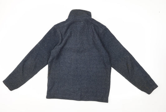 Mens UK Size S Regatta Blue Henley Sweatshirt