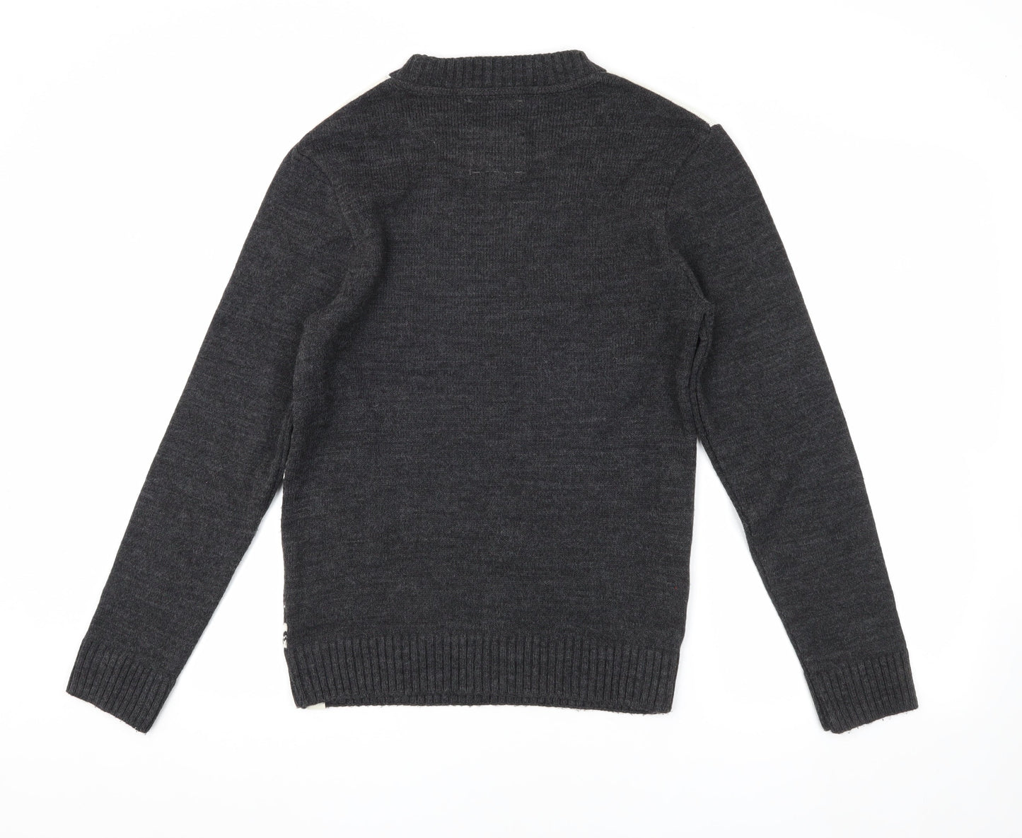 SoulCal Men's Black Christmas Pullover Jumper S