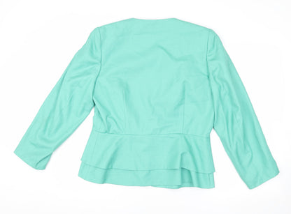 Franco di Tardo Women's Green Blazer, Size 16, Stylish and Professional