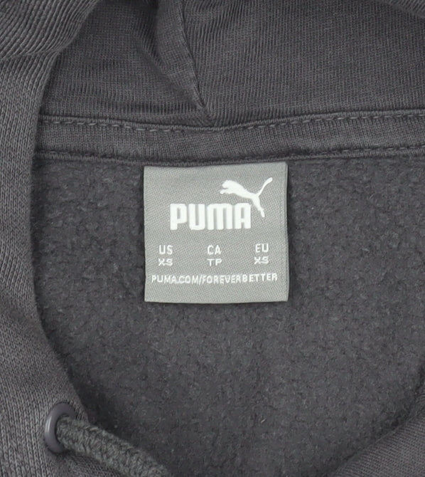 Puma Unisex Grey Hoodie XS - Casual Fleece Pullover