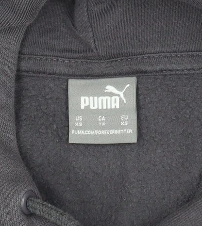 Puma Unisex Grey Hoodie XS - Casual Fleece Pullover