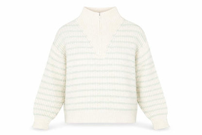 Womens UK Size M MNG Beige Henley Jumper
