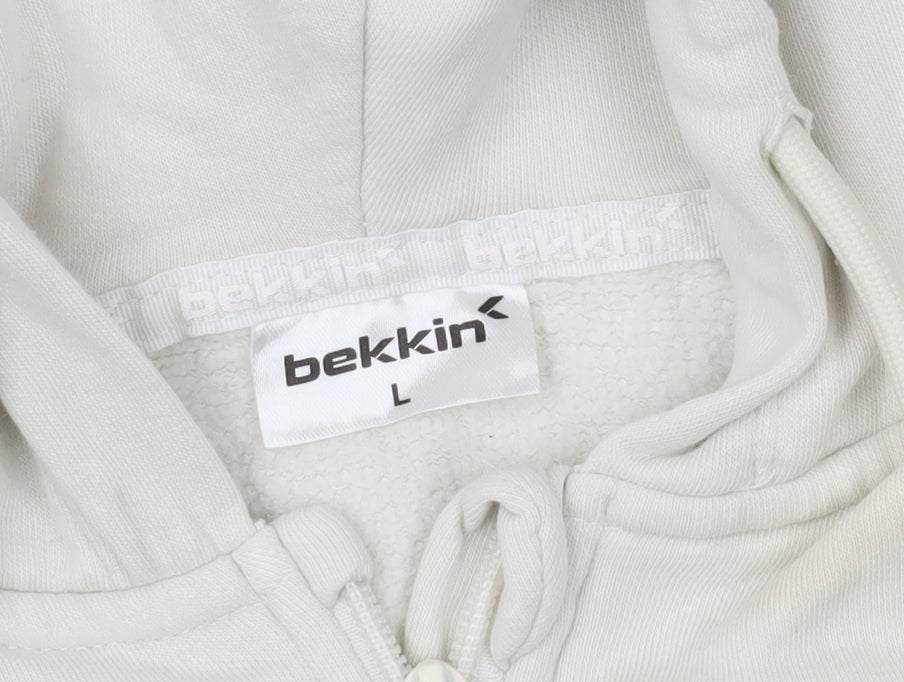 Mens UK Size L bekkin Beige Basic Jacket