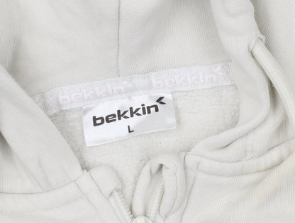 Mens UK Size L bekkin Beige Basic Jacket