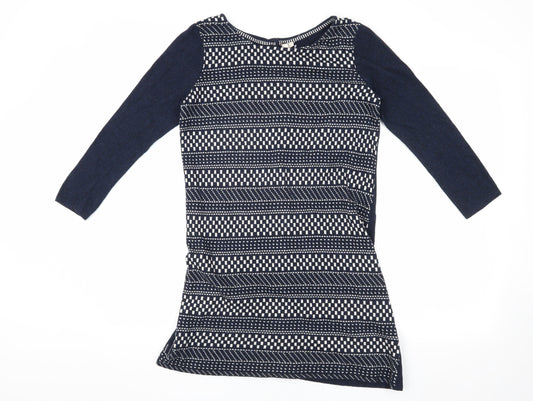 Womens UK Size 10 White Stuff Blue Cardigan Jumper