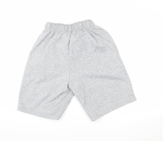 Slazenger Men's Grey Sweat Shorts M, Casual, Elastic Comfort