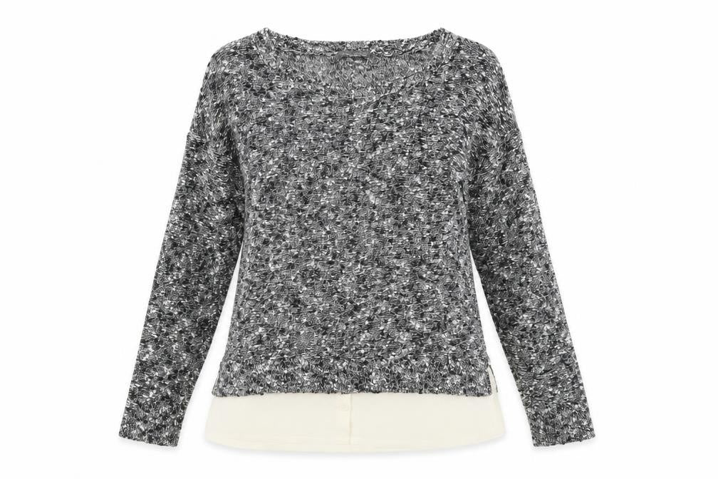 Womens UK Size 10 Laura Ashley Grey Pullover Jumper