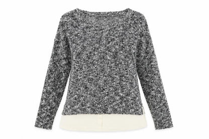 Womens UK Size 10 Laura Ashley Grey Pullover Jumper
