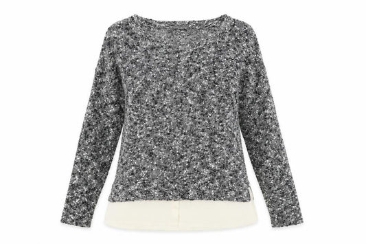 Womens UK Size 10 Laura Ashley Grey Pullover Jumper