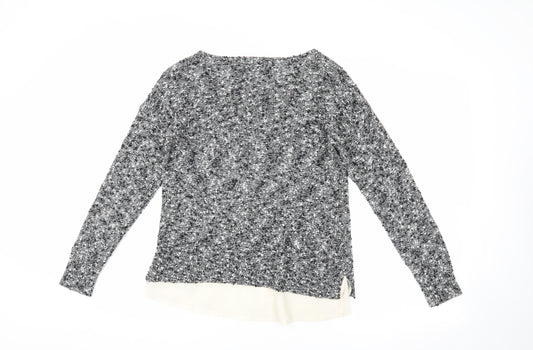 Laura Ashley Grey Women's Jumper, UK Size 10, Round Neck