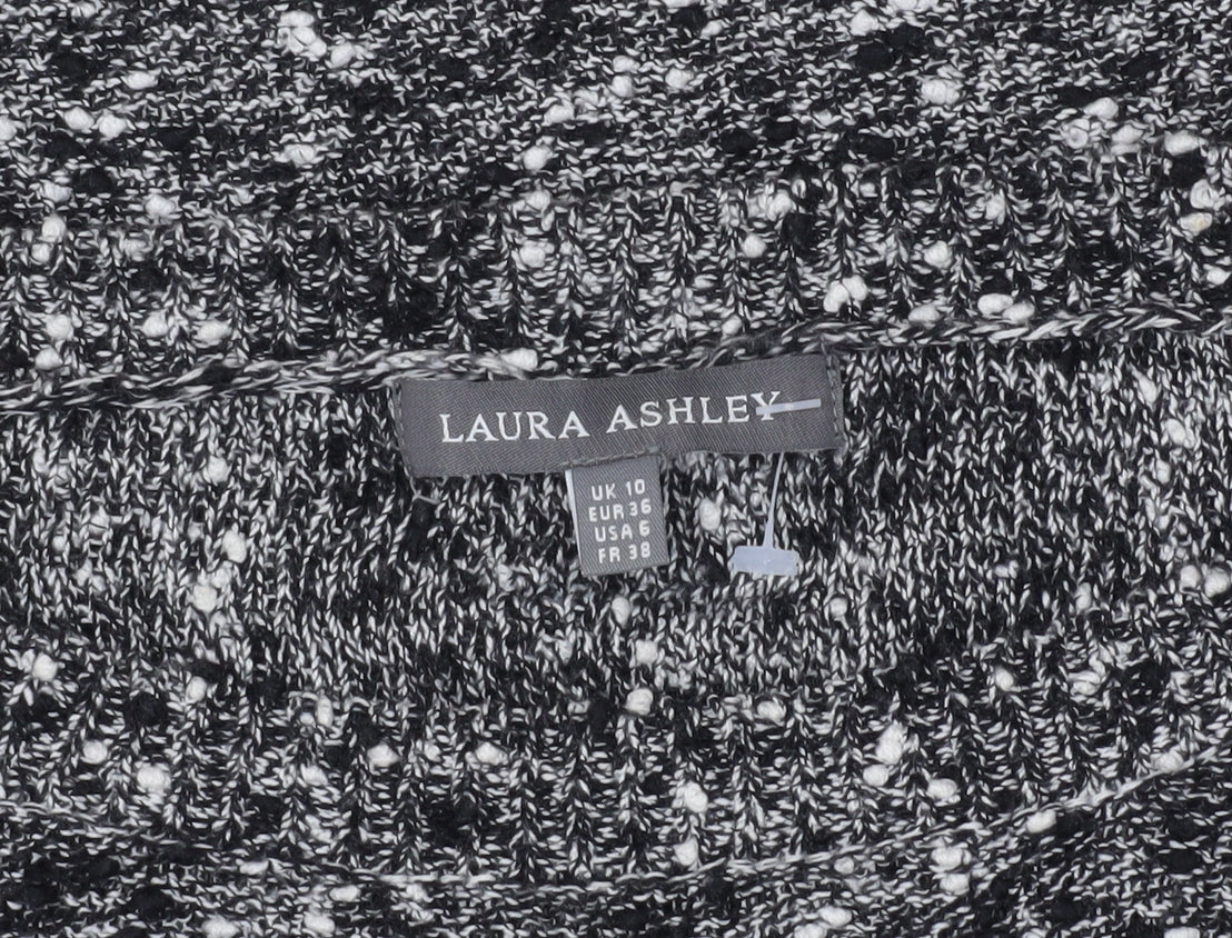 Laura Ashley Grey Women's Jumper, UK Size 10, Round Neck